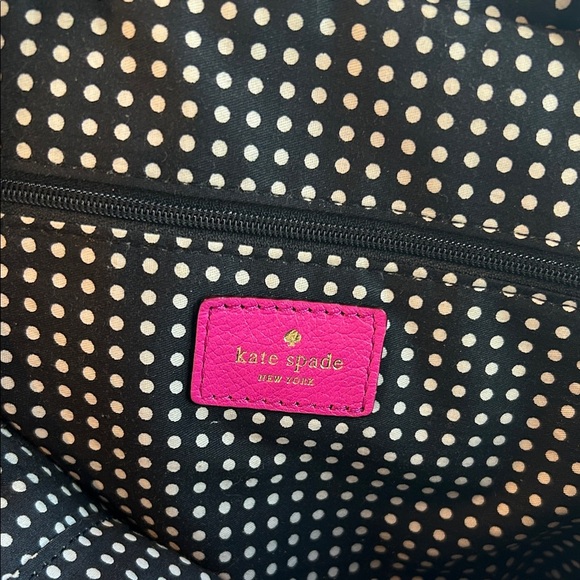 Leather Kate Spade Pink Five Points Kinsey Satchel Tote Bag - Picture 6 of 15